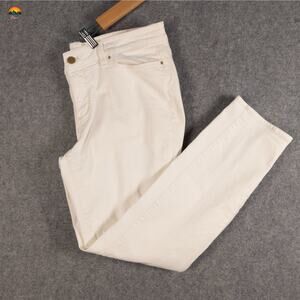 Ann Taylor Skinny Jeans White Light Wash Modern Fit Denim Preppy Women's Size 12